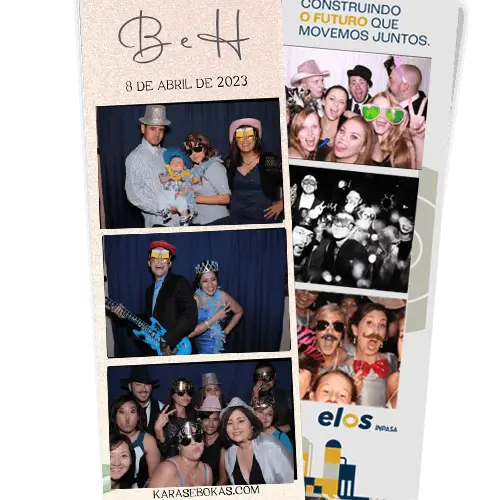 Totem de fotos e cabine fotográfica para eventos em Campinas — Karas e Bokas