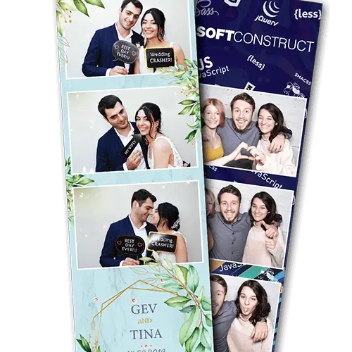 Totem fotográfico para eventos — Karas e Bokas
